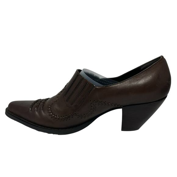 White Mountain RODEO Womens Western Ankle Bootie Pointed Toe Dress Shoe Cowgirl - Picture 6 of 10